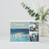 Carte postale des pêcheurs du Sri Lanka (Debout devant)