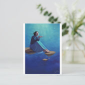 Carte Postale Des pensées comme des pétales Roses (Debout devant)