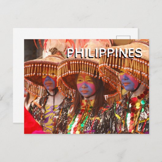 Carte postale des Philippines (Devant / Derrière)