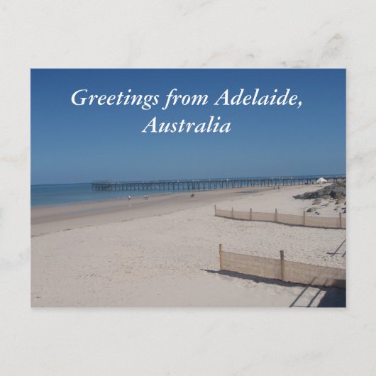 carte postale des plages de sable (Devant)