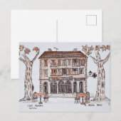 Carte Postale des platens, Place Paoli, | L'Île Rousse, Corse (Devant / Derrière)