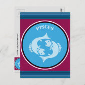 Carte postale des Poissons (Devant / Derrière)