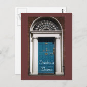Carte postale des Portes de Dublin (Devant / Derrière)