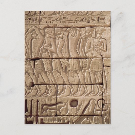 Carte Postale Des prisonniers de Philistine sont emmenés (Devant)