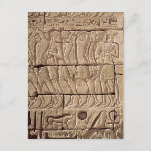 Carte Postale Des prisonniers de Philistine sont emmenés