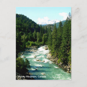 Carte postale des Rocheuses canadiennes