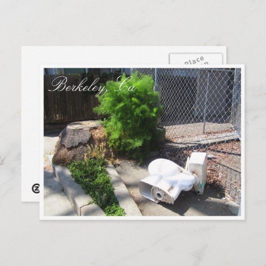 Carte postale des rues de Berkeley (Devant / Derrière)