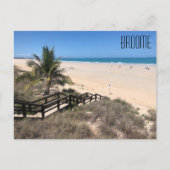 carte postale des sables de plage du câble (Devant)