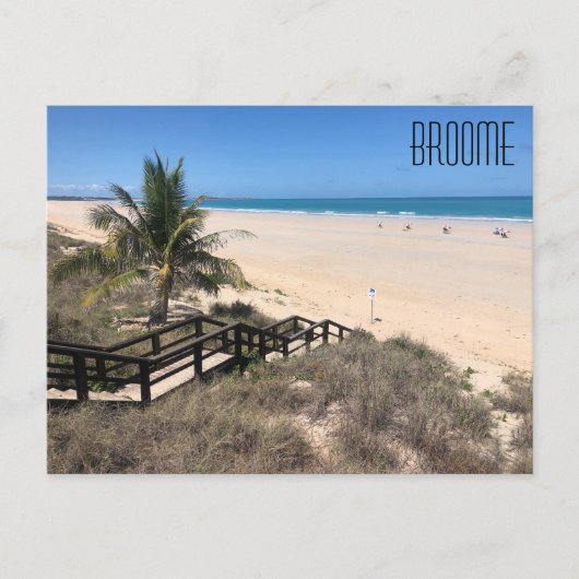 carte postale des sables de plage du câble (Devant)