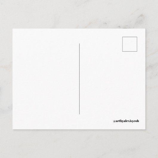 carte postale des séquoias (Dos)