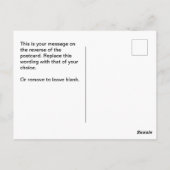 Carte postale des services de forgeron et de métal (Dos)