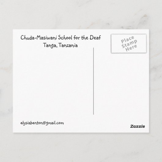 Carte postale des signes Chuda (Dos)