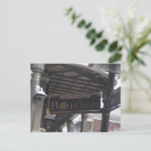 Carte postale des signes de rue Bourbon (Debout devant)