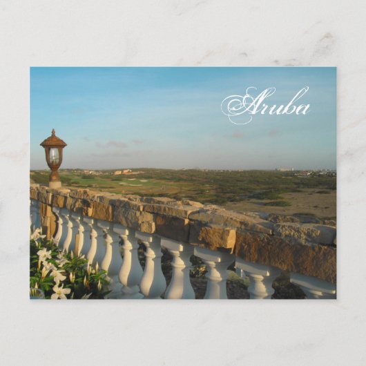 Carte postale des soirées Aruba (Devant)