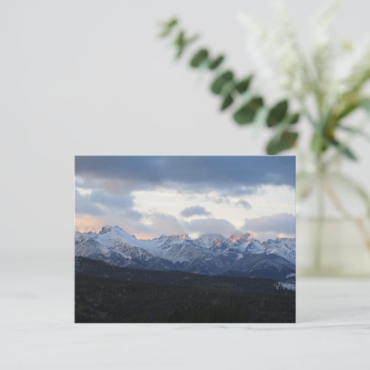 Carte Postale Des tatas dans l'affiche des nuages (Debout devant)