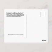 Carte postale des travailleurs de la santé du Merc (Dos)