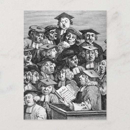 Carte Postale Des universitaires à une conférence, 20 janvier 17 (Devant)