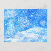 Carte postale des vacances d'hiver (Devant)