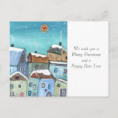 Carte postale des vacances du village d'hiver (Devant)