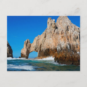 Carte Postale Des Vagues Se Déplient Sur La Plage