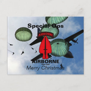Carte postale des vétérans des opérations spéciale