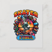 CARTE POSTALE DES VIBES DE SKATER ! (Devant)