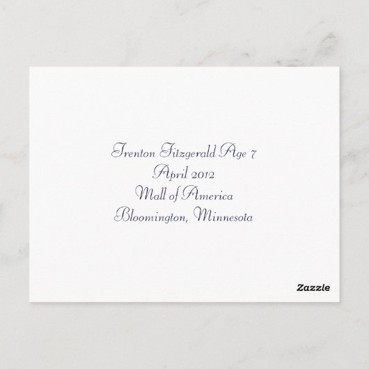 Carte postale des voitures pare-chocs (Dos)