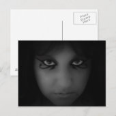 Carte postale des yeux égyptiens (Devant / Derrière)