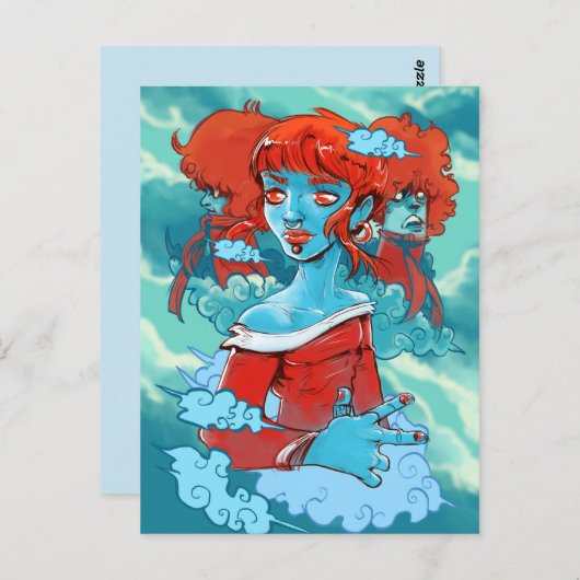 carte postale des zombies (Devant / Derrière)