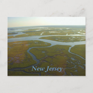 Carte postale des zones humides du New Jersey