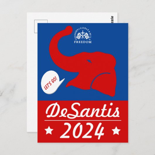 Carte Postale DeSantis 2024 (Devant / Derrière)