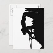 Carte postale d'escalade de roche (Devant / Derrière)