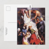 Carte Postale Descente de Croix de Pierre Paul Rubens (Devant / Derrière)