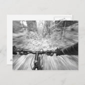 Carte Postale Descente d'une section de buff de singletrack 2 (Devant / Derrière)