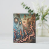 Carte Postale Descente existentielle (Debout devant)