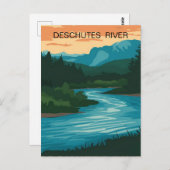 Carte Postale Deschutes River Oregon (Devant / Derrière)