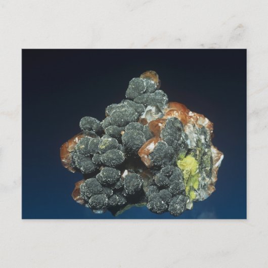 Carte Postale Descloizite sur Calcite (Devant)