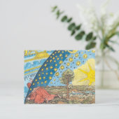 Carte Postale Description fantastique du système solaire (Debout devant)