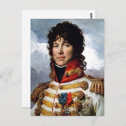 Carte Postale Description Fragment du portrait de Joachim Murat (Devant / Derrière)
