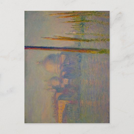 Carte Postale Description Grand Canal, Venise, 1908 par Claude M (Devant)