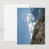 Carte Postale Description Mont Blanc et Dôme du Gouter photo ta (Devant / Derrière)