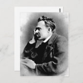 Carte Postale Description Portrait de Friedrich Nietzsche, 1882; (Devant / Derrière)