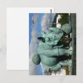 Carte Postale Description : Rhinoceros Sujet : Sculpture Nom (Devant / Derrière)