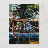 Carte Postale Description Robert Rauschenberg Riding Vélos, Obj (Devant)