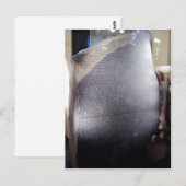 Carte Postale Description : Rosetta Stone British Museum Sour (Devant / Derrière)