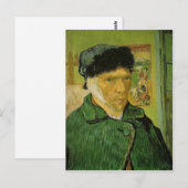 Carte Postale Description : Un autoportrait de Vincent van Gogh (Devant / Derrière)