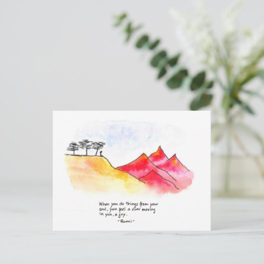 Carte Postale Désert (Debout devant)