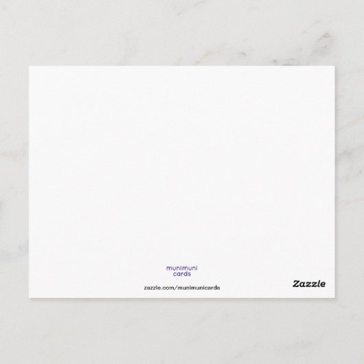 Carte Postale Désert (Dos)