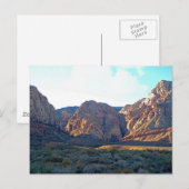 Carte Postale Desert Canyon (Devant / Derrière)