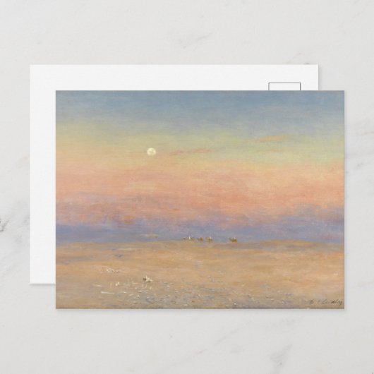 Carte Postale Desert Caravan (Devant / Derrière)